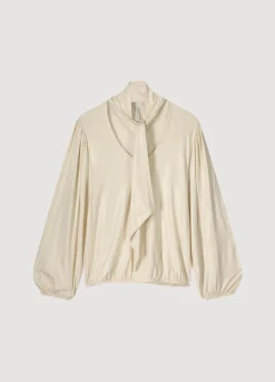 Outlet Summum Top With Detachable Shawl Creme