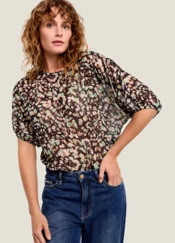 Discount Summum Top With One-Piece Sleeves Black