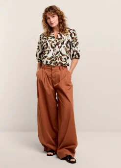 Clearance Summum Top With Ornament Print Multicolor