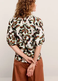 Clearance Summum Top With Ornament Print Multicolor