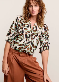 Clearance Summum Top With Ornament Print Multicolor