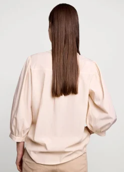 Clearance Summum Top With Ruffles Creme