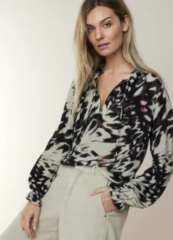 Discount Summum Top With Ruffles Multicolor