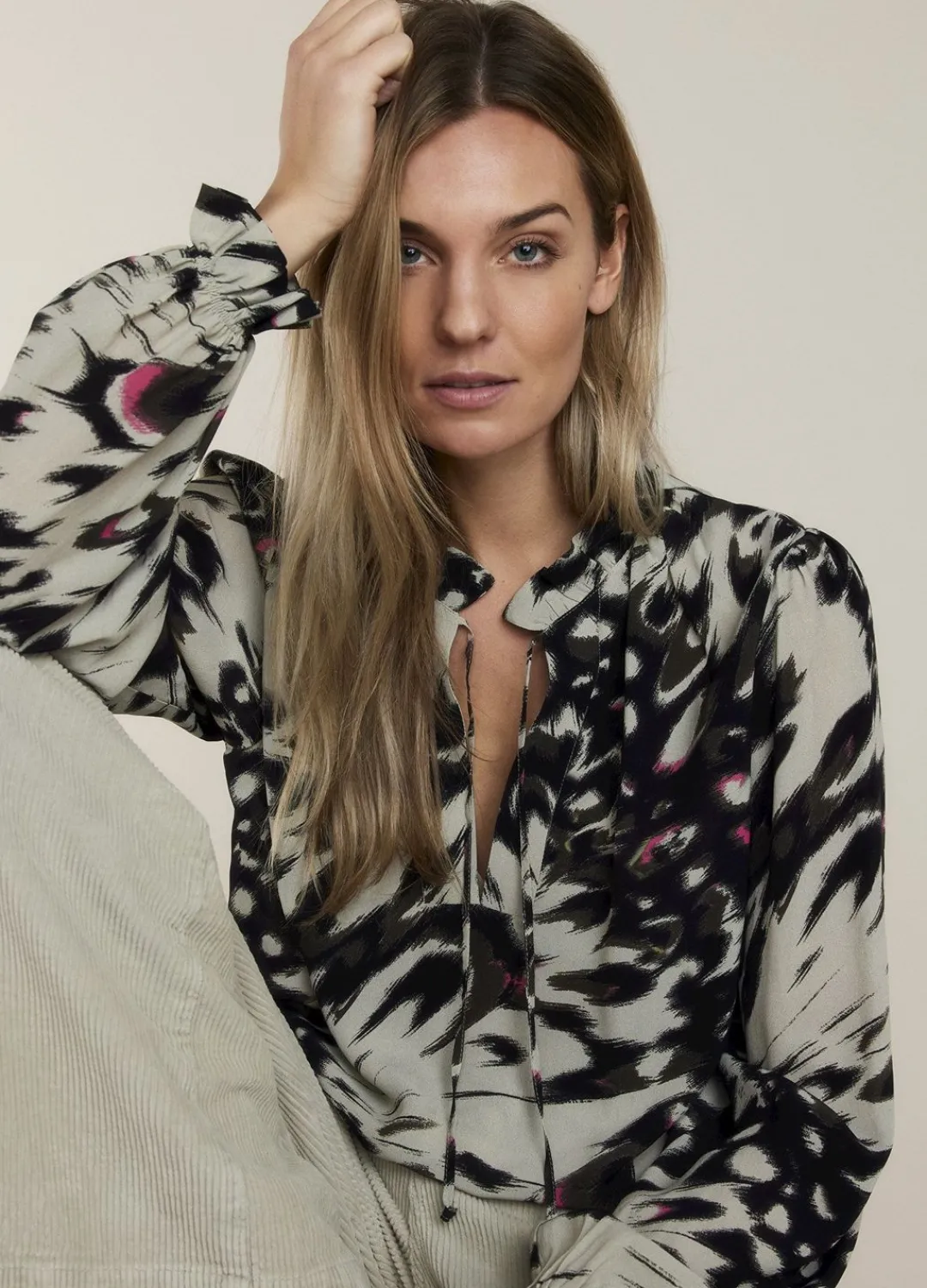 Discount Summum Top With Ruffles Multicolor