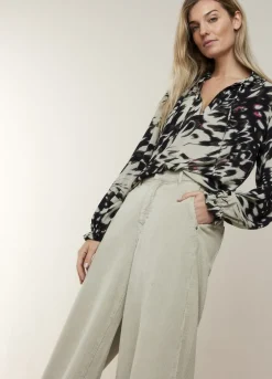 Discount Summum Top With Ruffles Multicolor