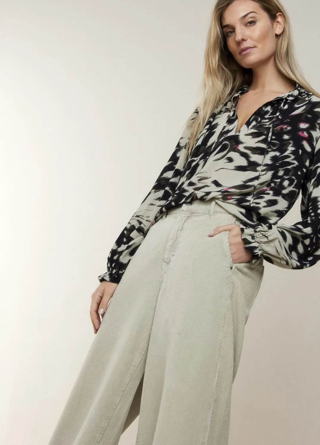 Discount Summum Top With Ruffles Multicolor