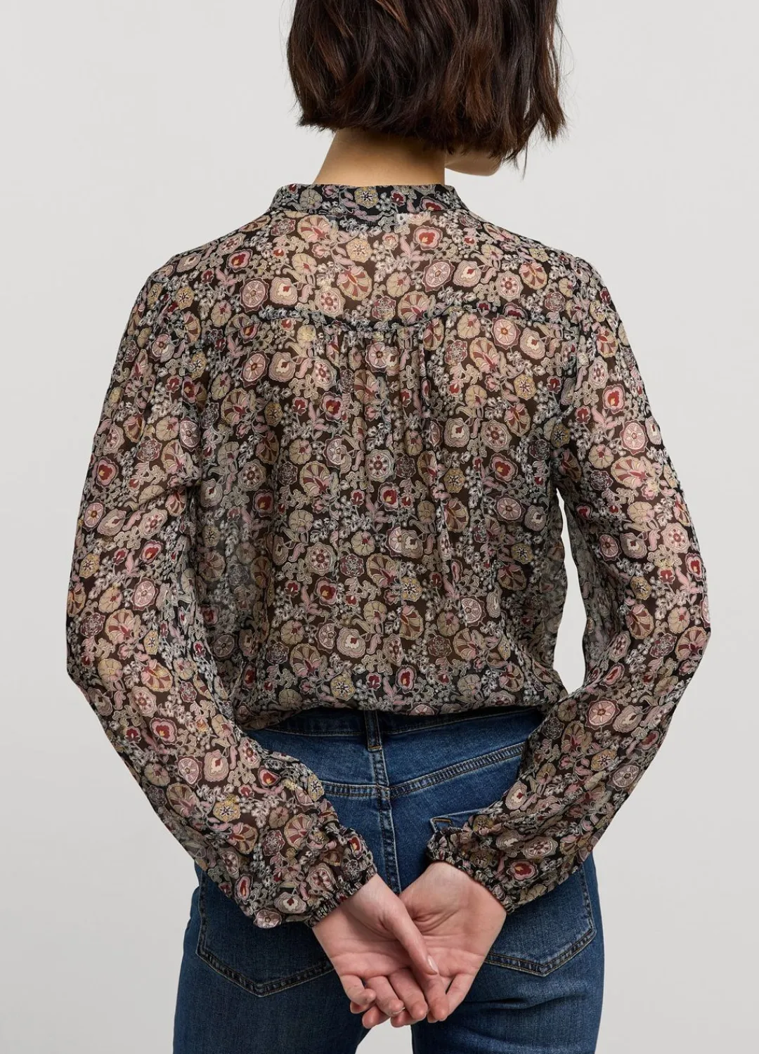 Outlet Summum Top With Waistbelt Multicolor