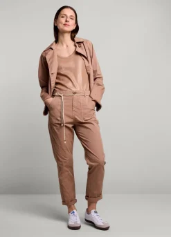 New Summum Trousers With Patch Pockets Brown