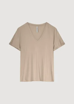 Clearance Summum T-Shirt With Glitter Coating Grey
