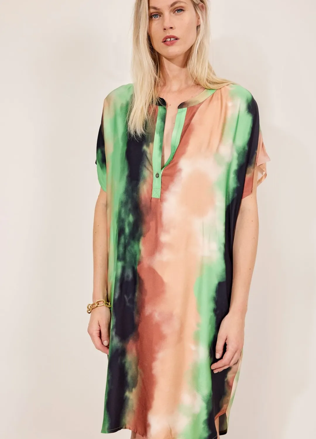 Outlet Summum Tunic With Cloudy Print Multicolor