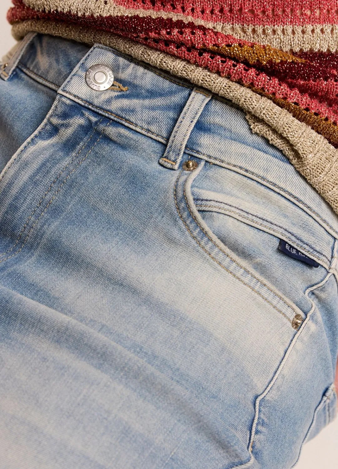 Sale Summum Venus Jeans Light Blue
