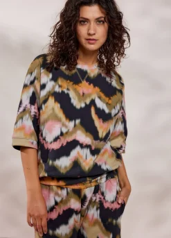 New Summum Watercolour Sweatshirt Multicolor
