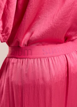 Outlet Summum Wide Tiered Skirt Pink