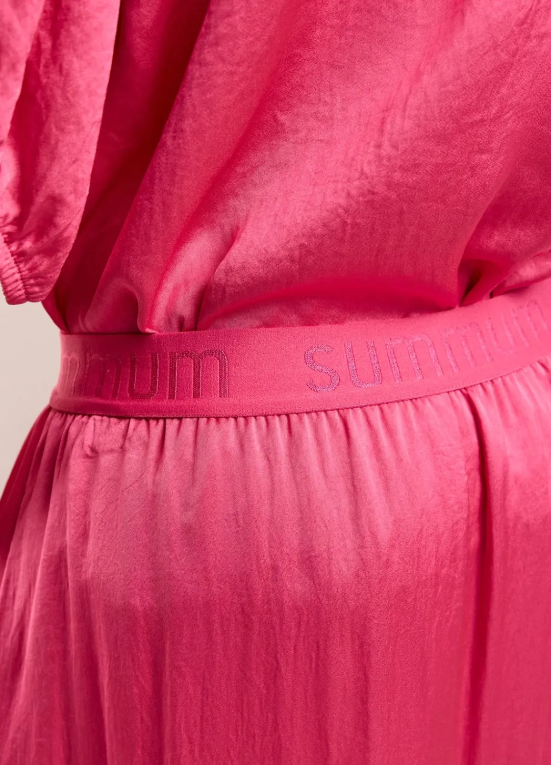 Outlet Summum Wide Tiered Skirt Pink