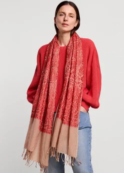 Hot Summum Wool Scarf Brown