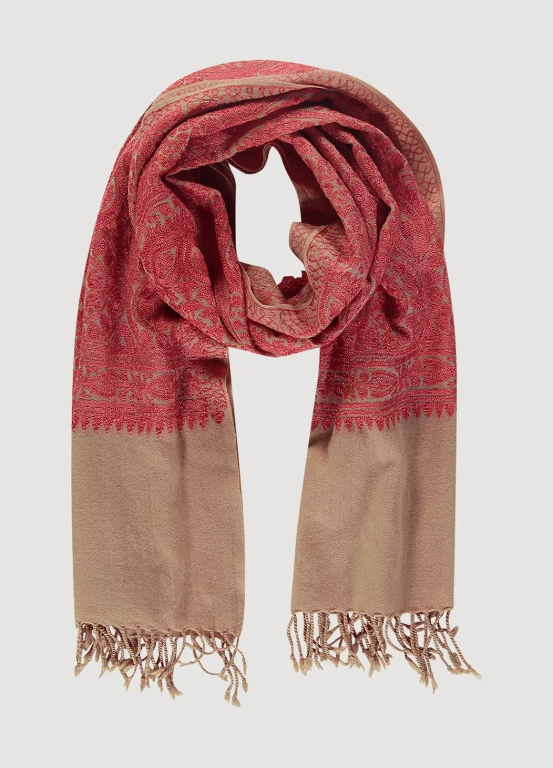 Hot Summum Wool Scarf Brown