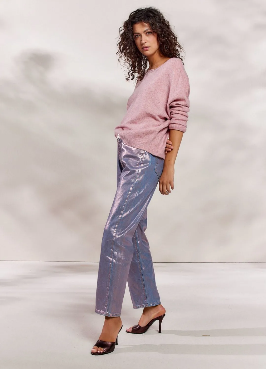 Sale Summum Zoe Straight-Leg Jeans Pink